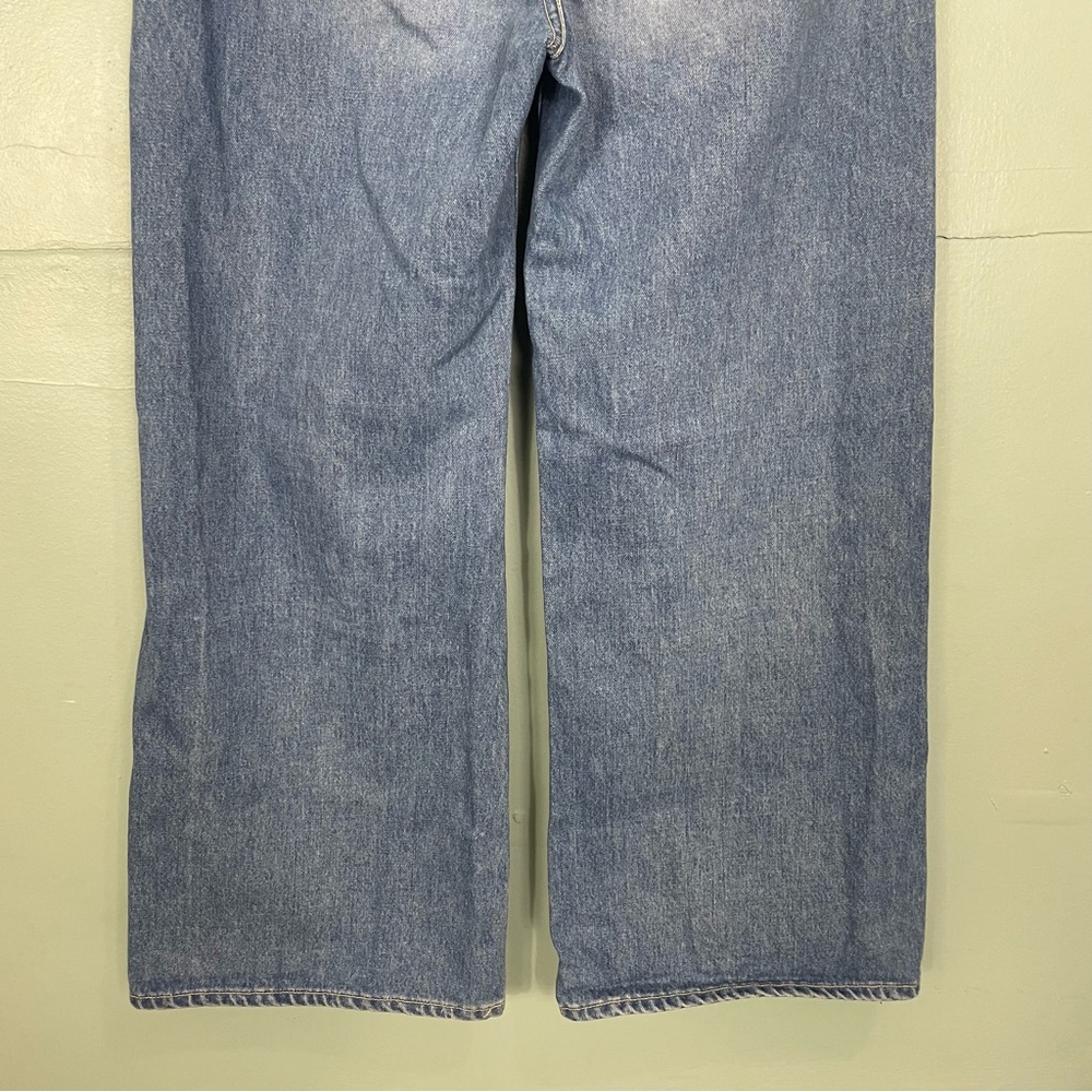Veronica Beard Jeans Grant Wide Leg Extra High Rise Blue Women Sz 29 Loose - Picture 7 of 11